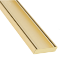 Custom Grates shower drain Tile Insert - Matte Gold CUSTOM Custom Grates shower drain Tile Insert - Matte Gold CUSTOM