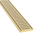 Lauxes Grates Linear shower Drain NeXT Generation - Gold CUSTOM Lauxes Grates Linear shower Drain NeXT Generation - Gold CUSTOM